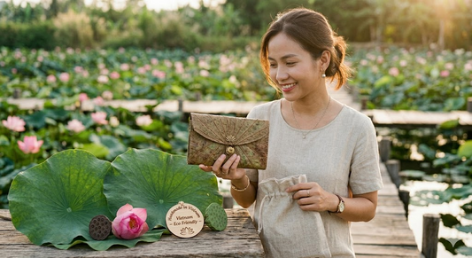 Unique Lotus Flower & Leaf Handmade Gifts For Conscious Shoppers