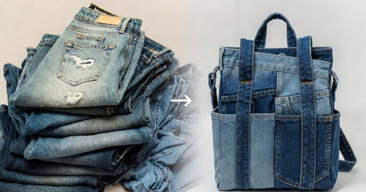 Zero-Waste Wardrobe: How Our Recycled Denim Accessories Help You Live Greener