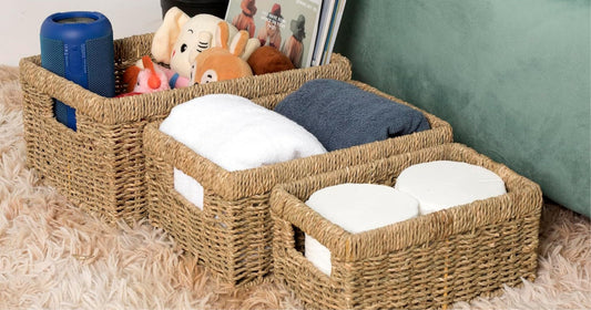 Eco-Friendly Spring Refresh: Organize Your Home with Seagrass Storage