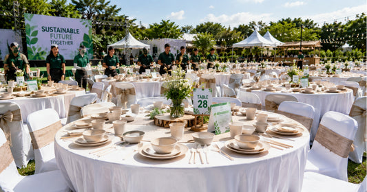 Benefits Of Bagasse Tableware For Restaurants / Catering / Events