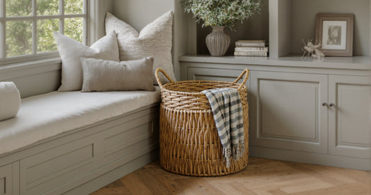 How to Style Water Hyacinth Baskets in Your Living Room (10 Ideas)