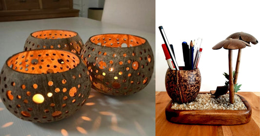 From Waste to Wow: How Coconut Husk & Shell Become Premium Home Decor