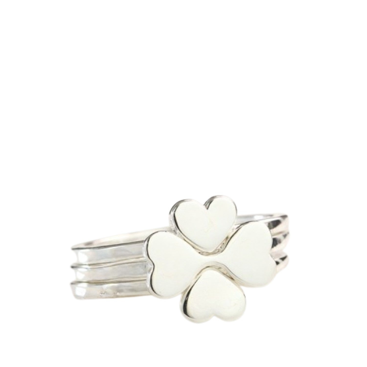 3-in-1 Four-Leaf Clover Ring Handcrafted 925 Sterling Silver