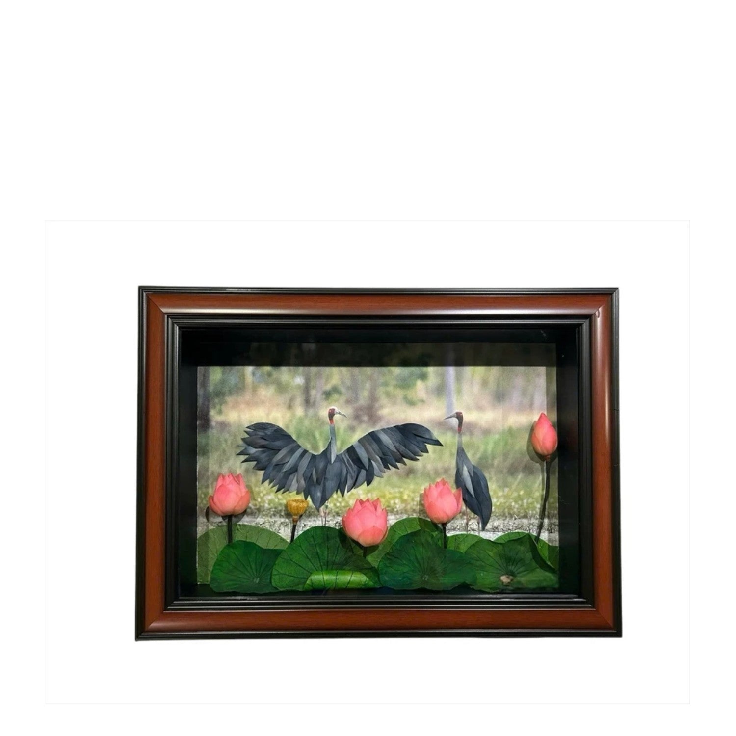 3D Dried Lotus Painting  3