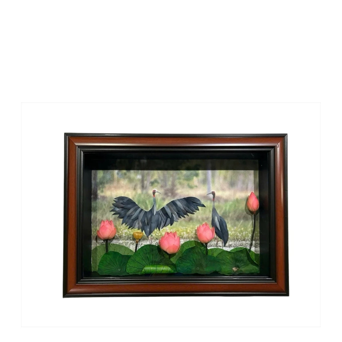 3D Dried Lotus Painting  3