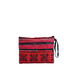 3 Lock Hand-Woven Brocade Wallet
