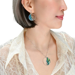 Abalone Earrings & Necklaces 1