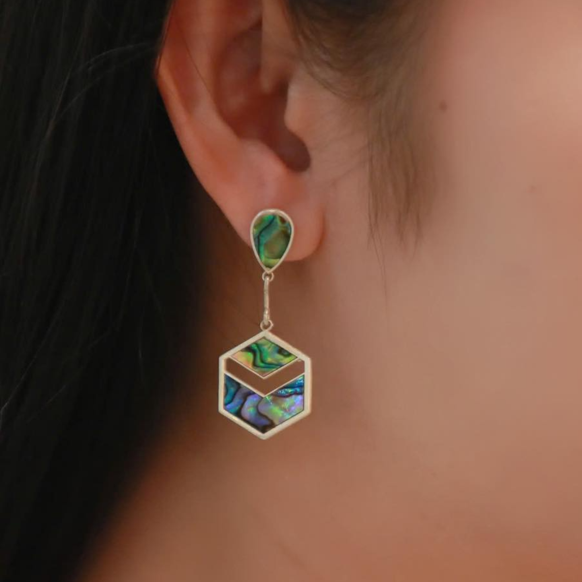 Abalone Earrings & Necklaces