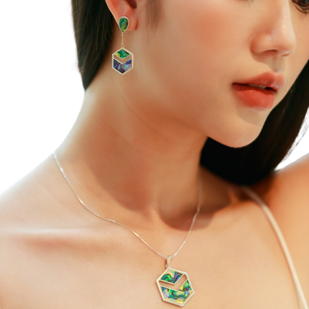 Abalone Earrings & Necklaces