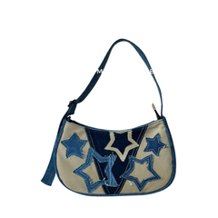 Handmade Upcycled Denim Armpit Bag