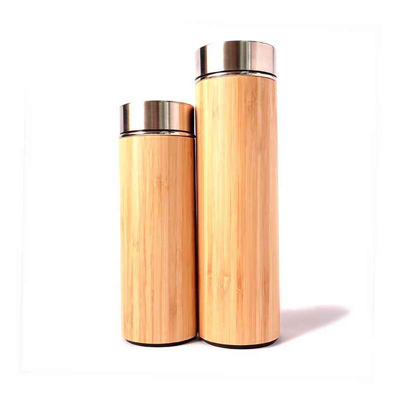 Bamboo Travel Thermos Bottle