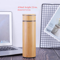 Bamboo Travel Thermos Bottle