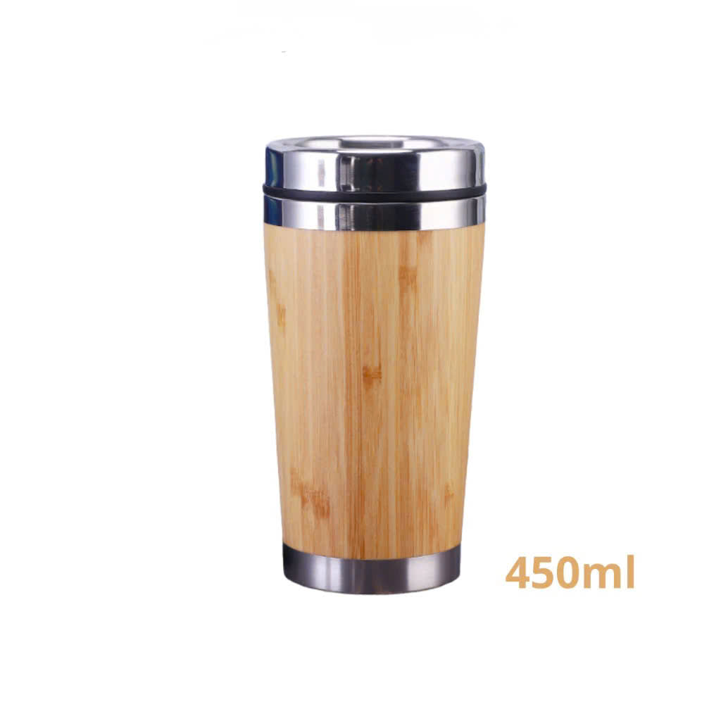 Bamboo Travel Thermos Bottle
