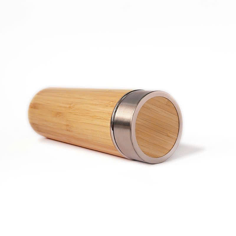 Bamboo Travel Thermos Bottle