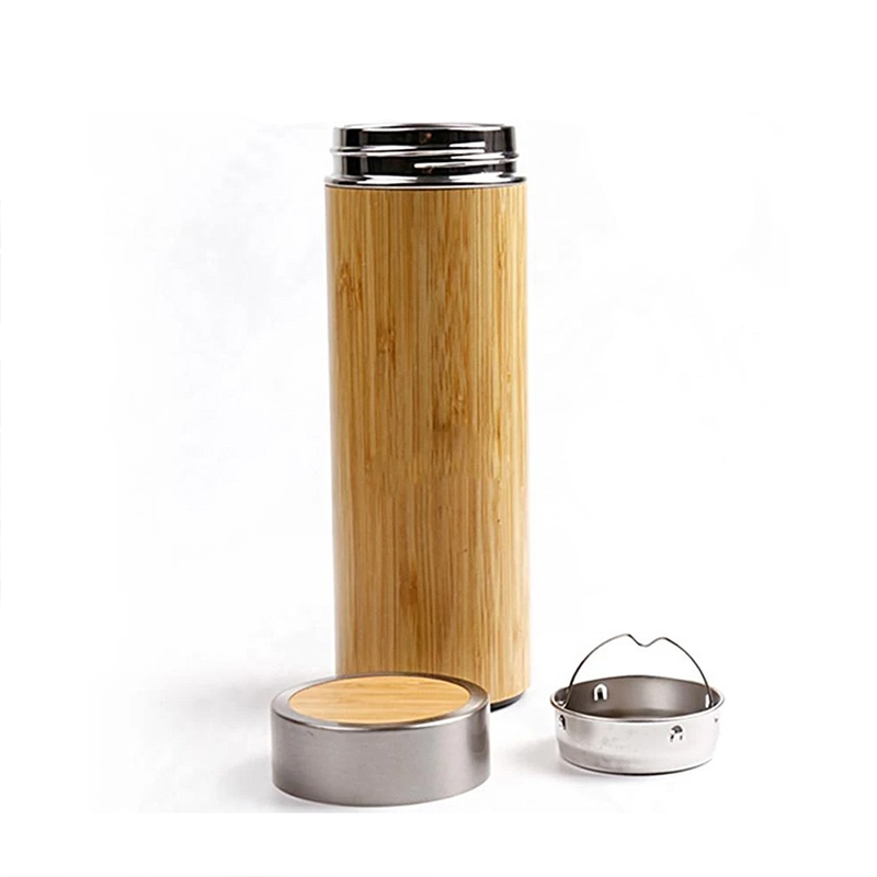 Bamboo Travel Thermos Bottle