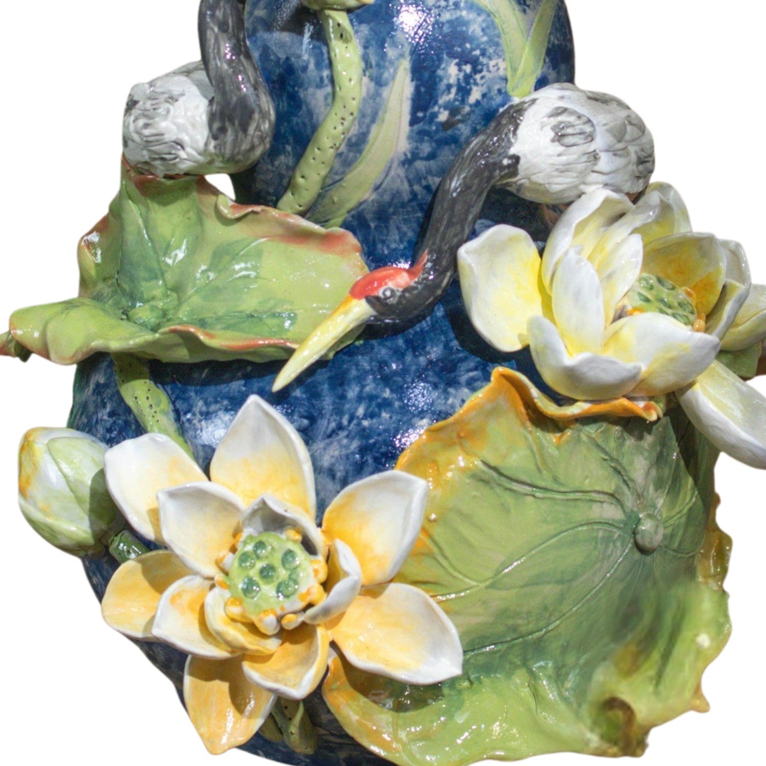 Bat Trang Handcrafted Ceramic Flower Vase 35