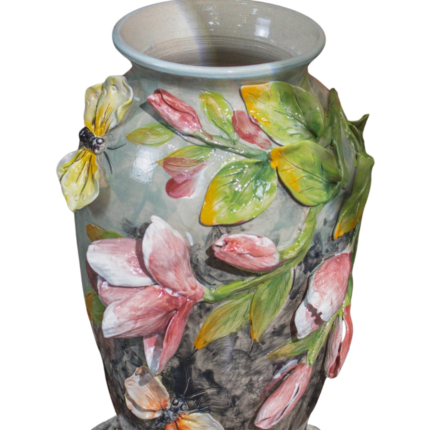 Bat Trang Handcrafted Ceramic Flower Vase 33