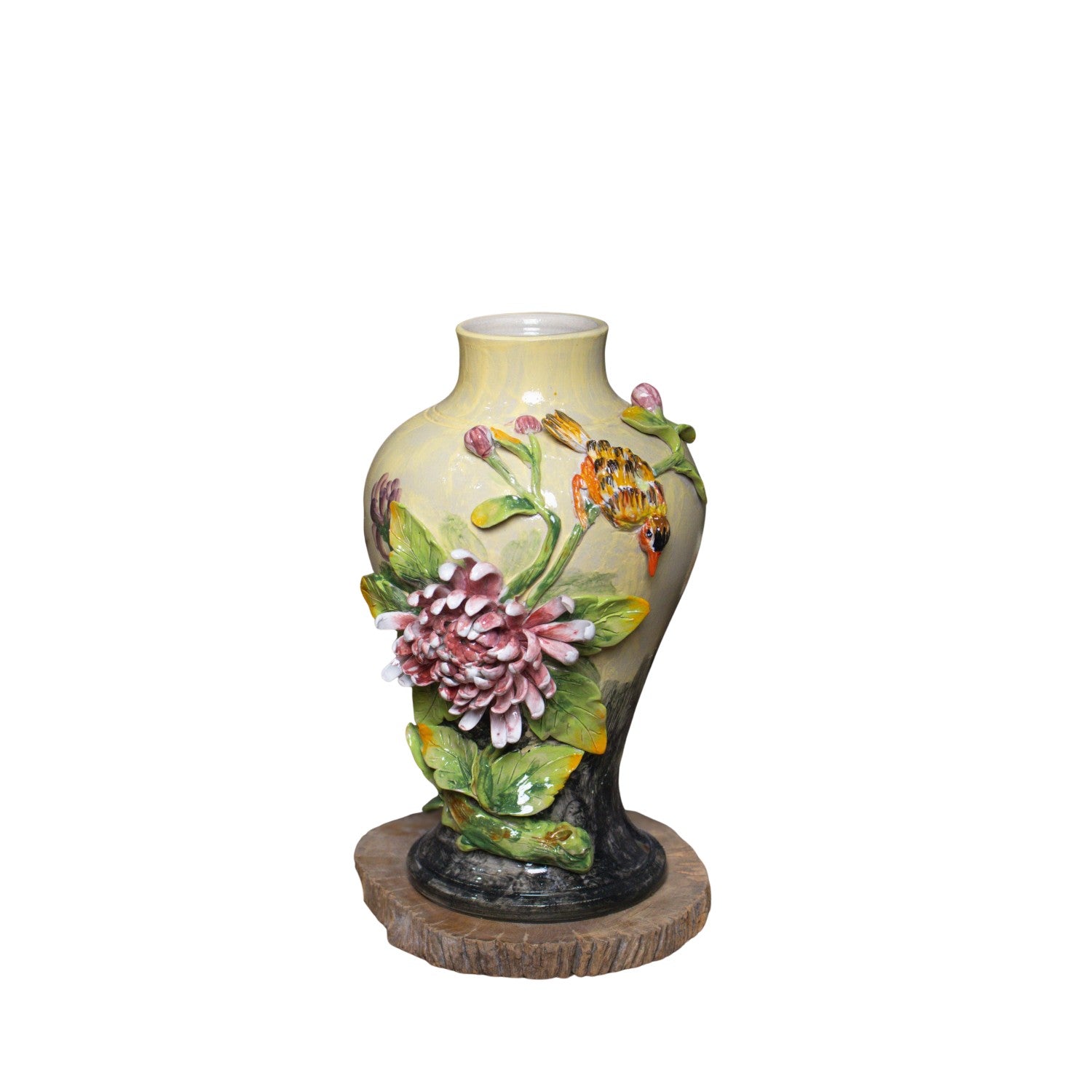 Bat Trang Handcrafted Ceramic Flower Vase 36