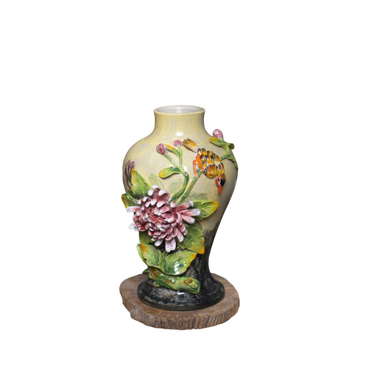 Bat Trang Handcrafted Ceramic Flower Vase 36