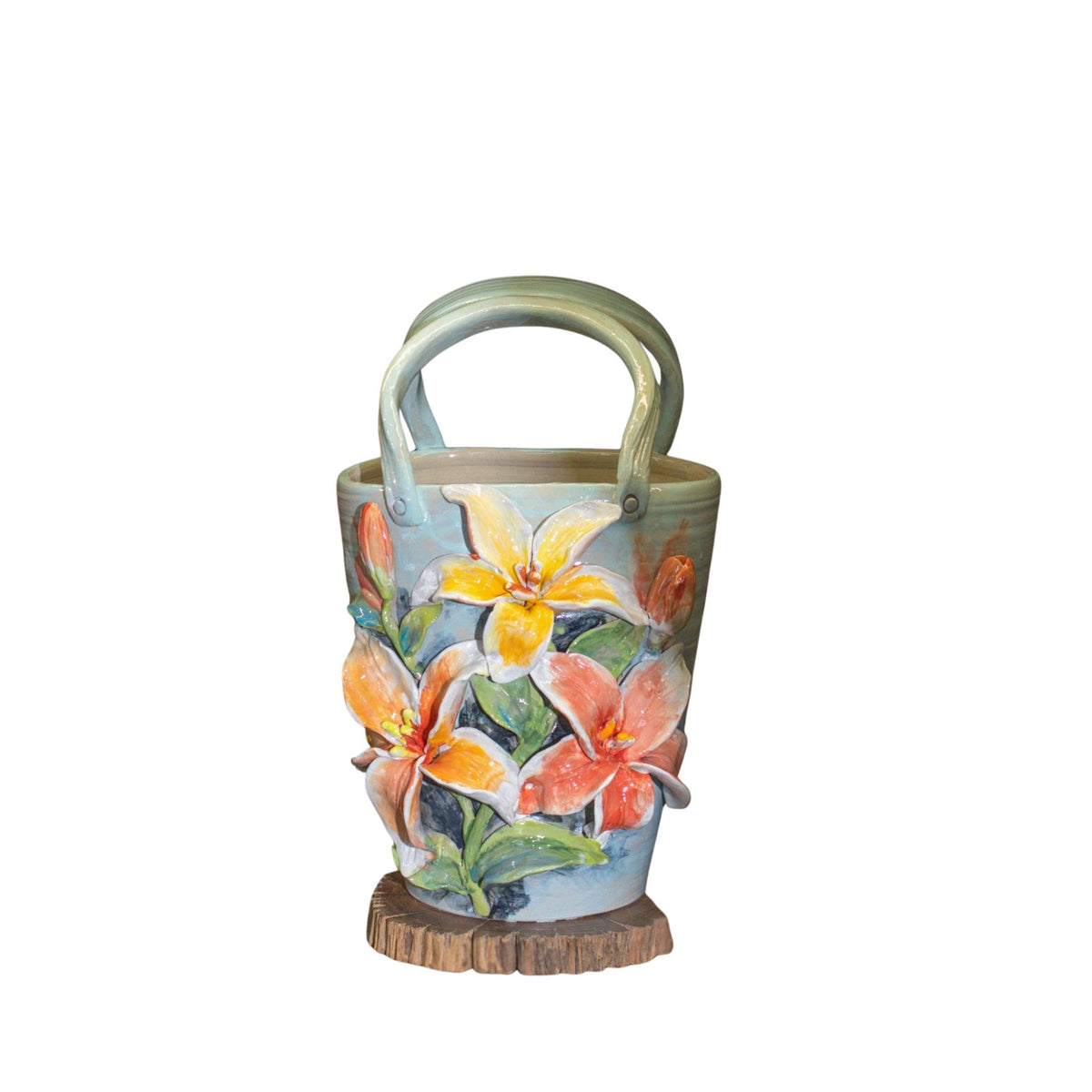 Bat Trang Handcrafted Ceramic Flower Vase 46