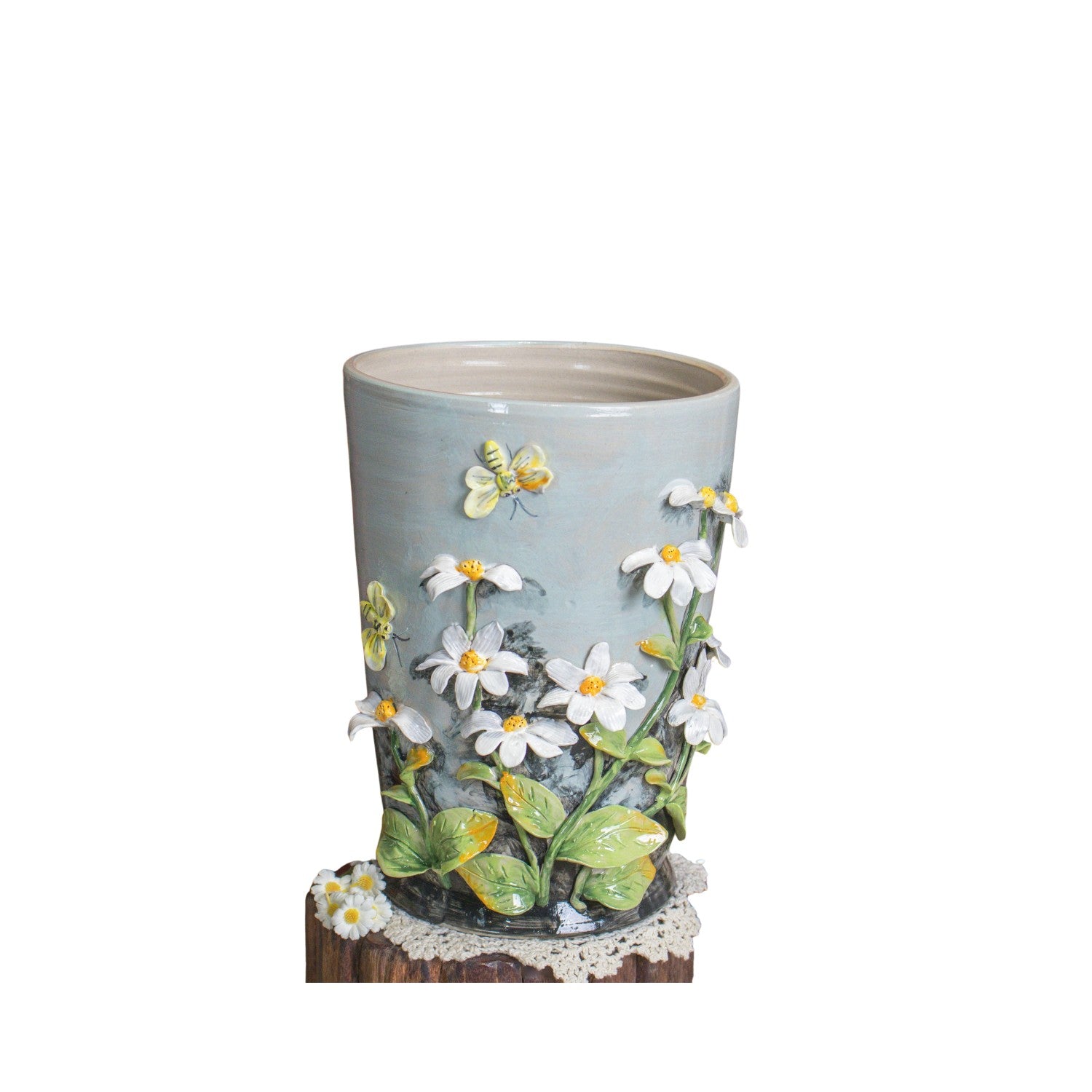 Bat Trang Handcrafted Ceramic Flower Vase 48
