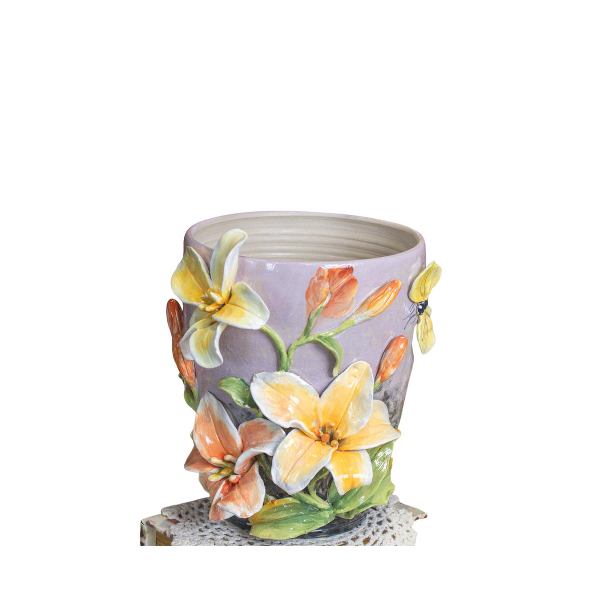 Bat Trang Handcrafted Ceramic Flower Vase 47
