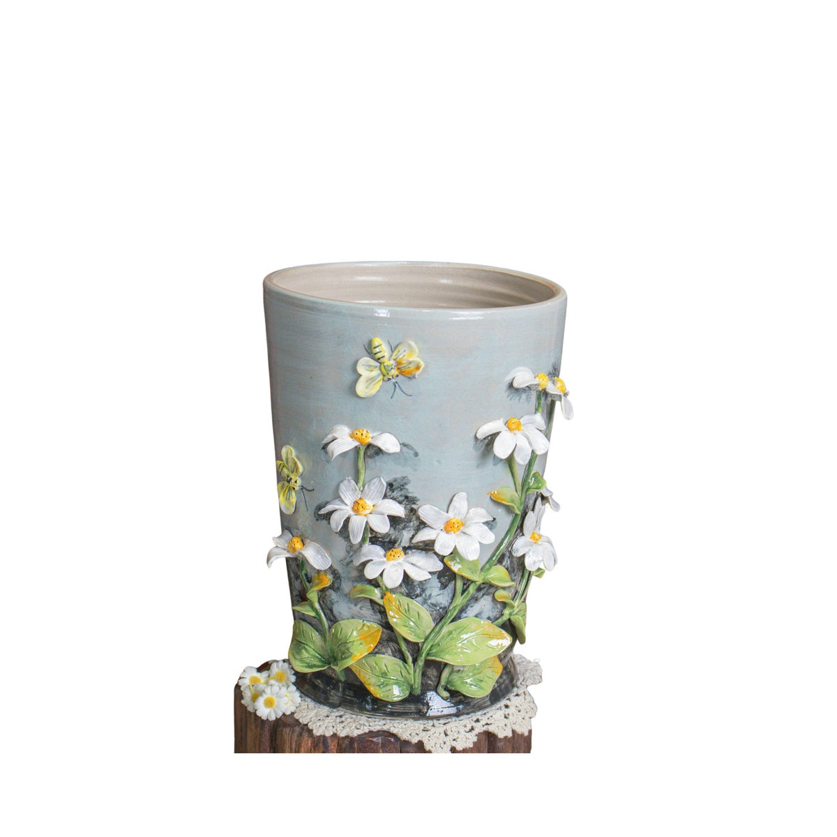 Bat Trang Handcrafted Ceramic Flower Vase 48