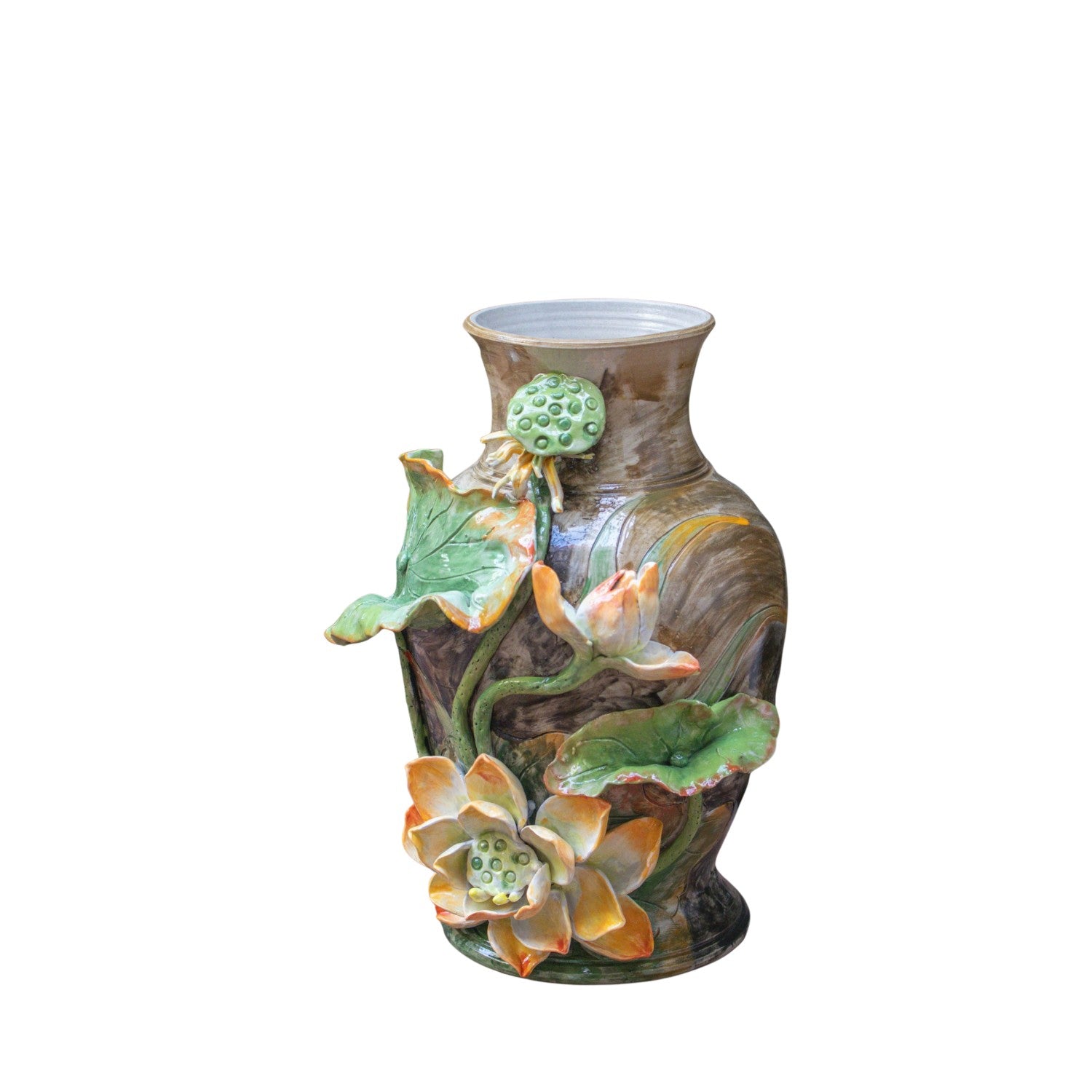 Bat Trang Handcrafted Ceramic Flower Vase 57