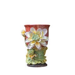 Bat Trang Handcrafted Ceramic Flower Vase 58