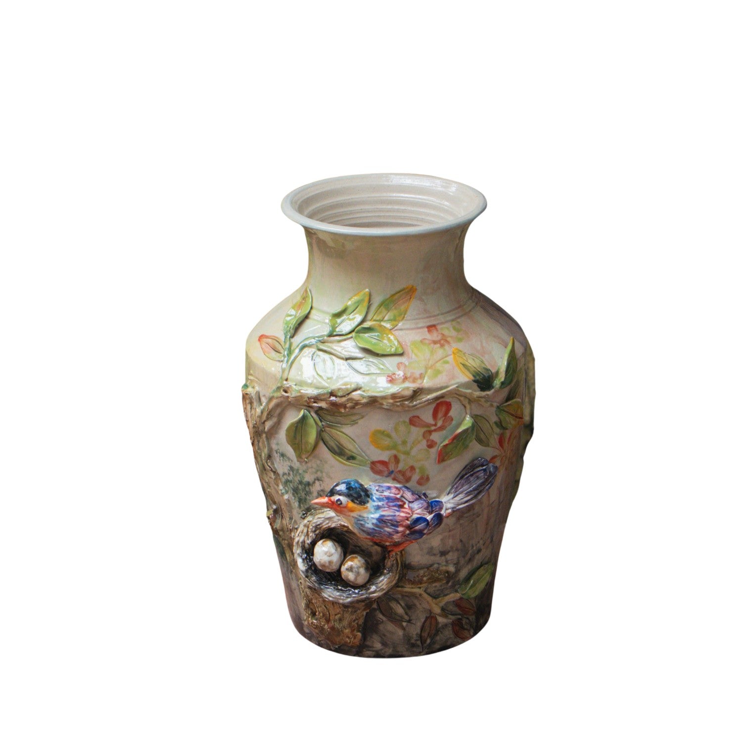 Bat Trang Handcrafted Ceramic Flower Vase 60