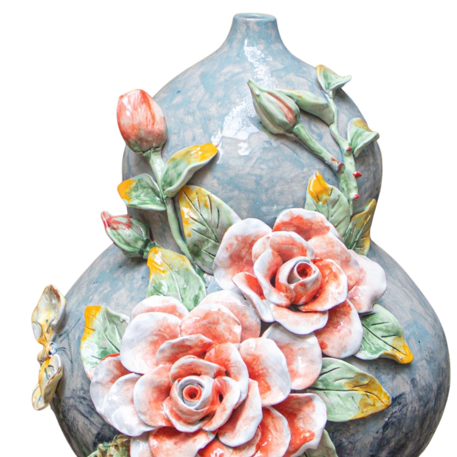 Bat Trang Handcrafted Ceramic Flower Vase 67