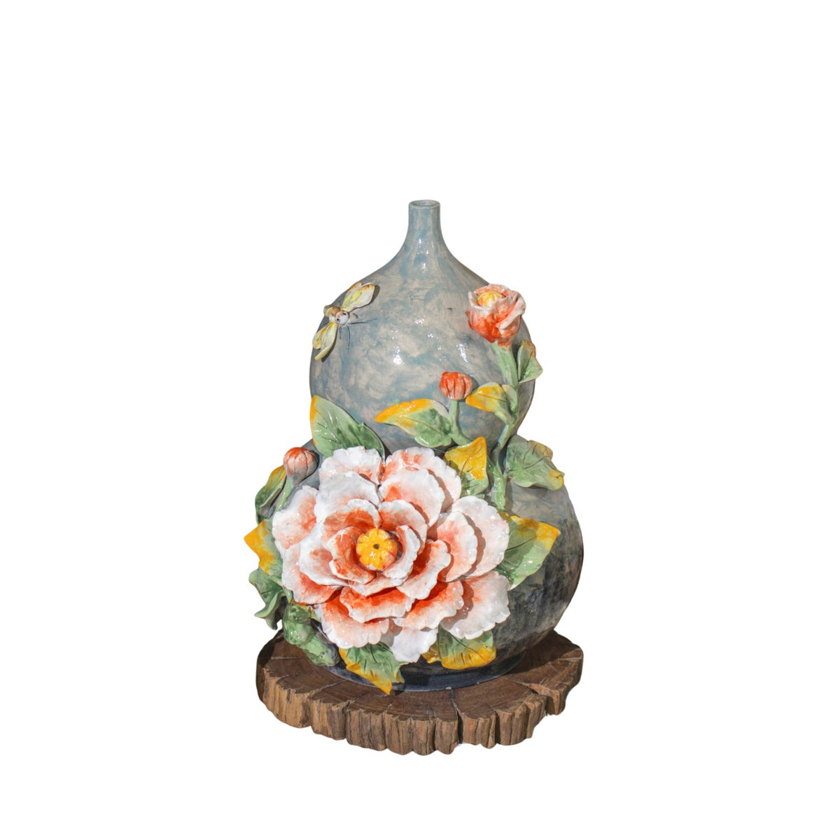 Bat Trang Handcrafted Ceramic Flower Vase 69