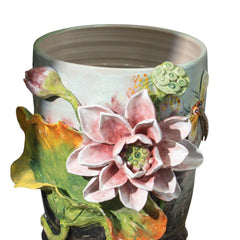 Bat Trang Handcrafted Ceramic Flower Vase 71
