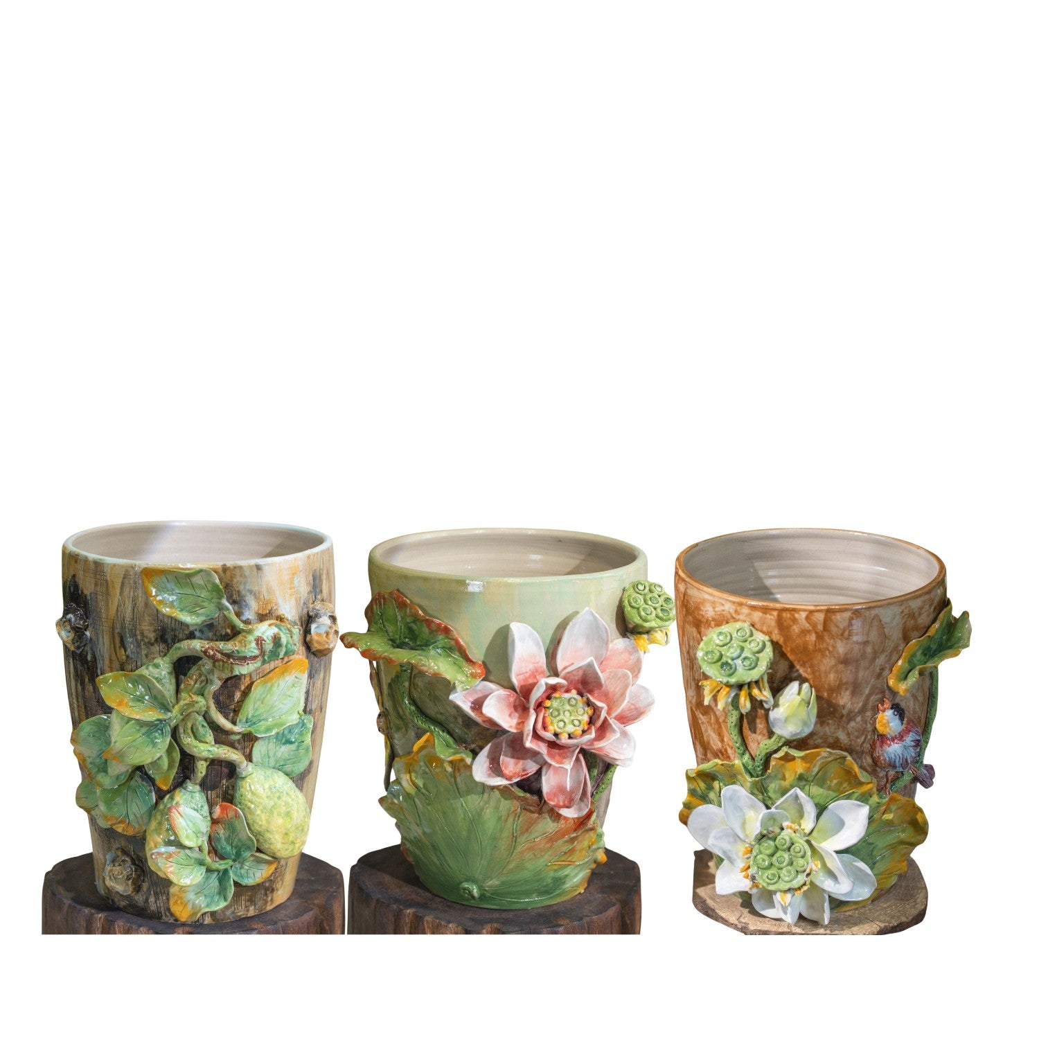 Bat Trang Handcrafted Ceramic Flower Vase 70