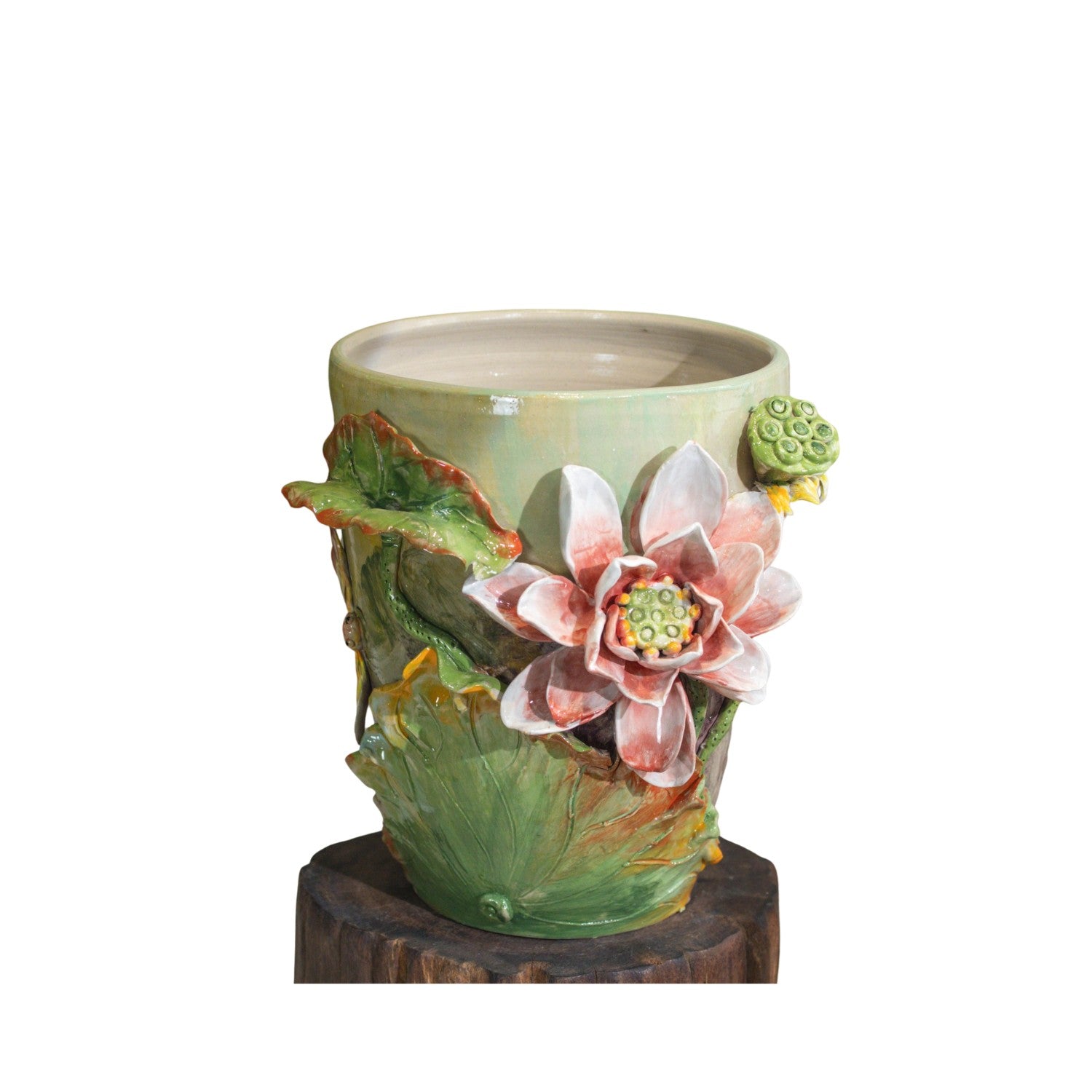 Bat Trang Handcrafted Ceramic Flower Vase 70