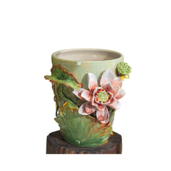 Bat Trang Handcrafted Ceramic Flower Vase 70