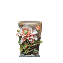 Bat Trang Handcrafted Ceramic Flower Vase 77