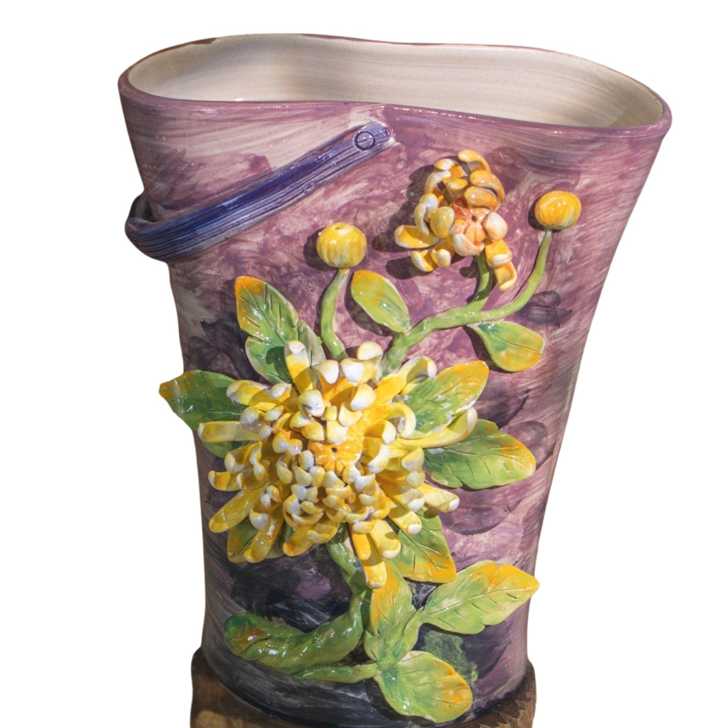 Bat Trang Handcrafted Ceramic Flower Vase 90
