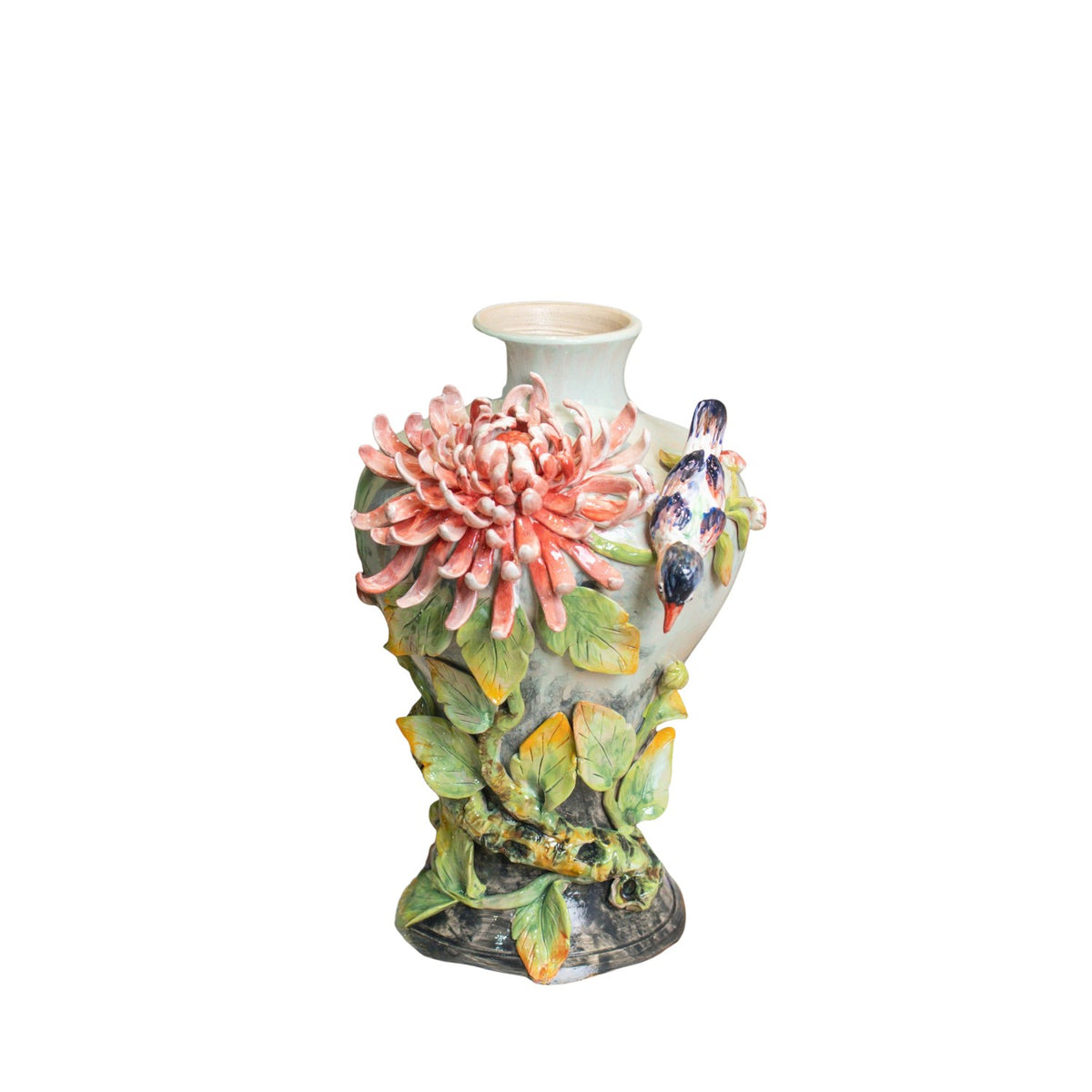 Bat Trang Handcrafted Ceramic Flower Vase 96