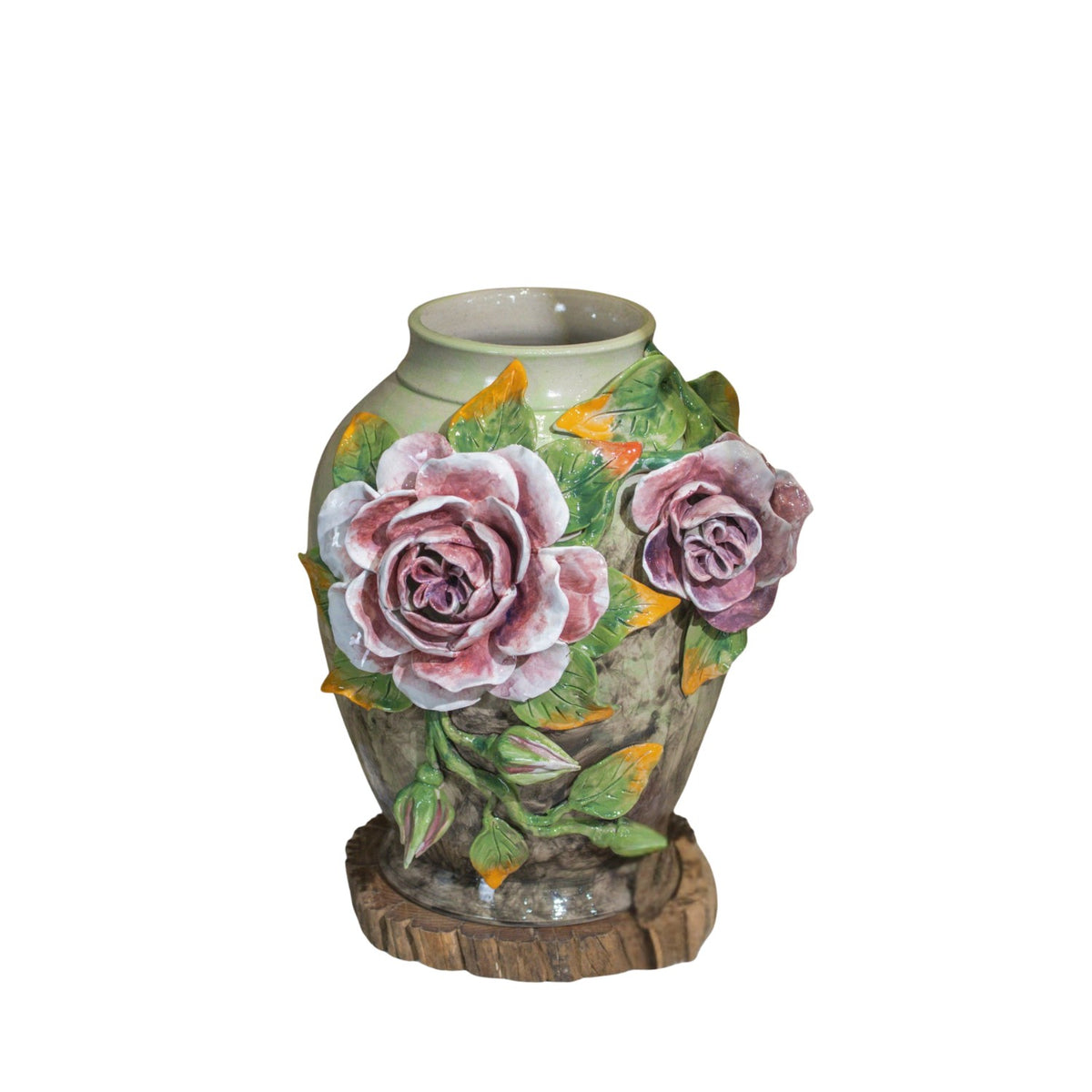 Bat Trang Handcrafted Ceramic Flower Vase 97