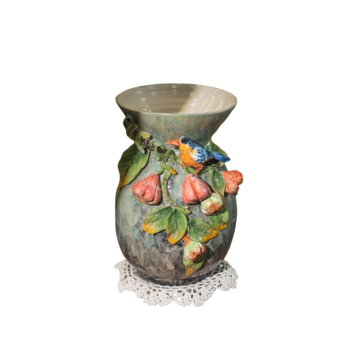 Bat Trang Handcrafted Ceramic Flower Vase 103