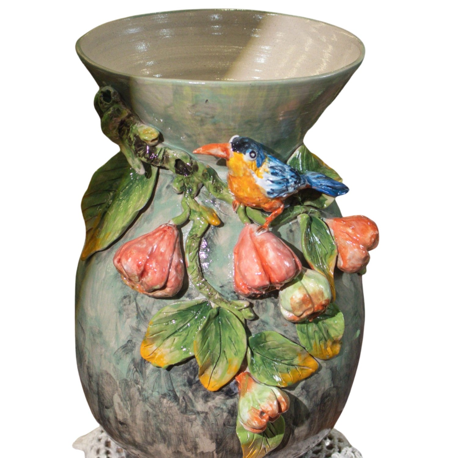 Bat Trang Handcrafted Ceramic Flower Vase 103