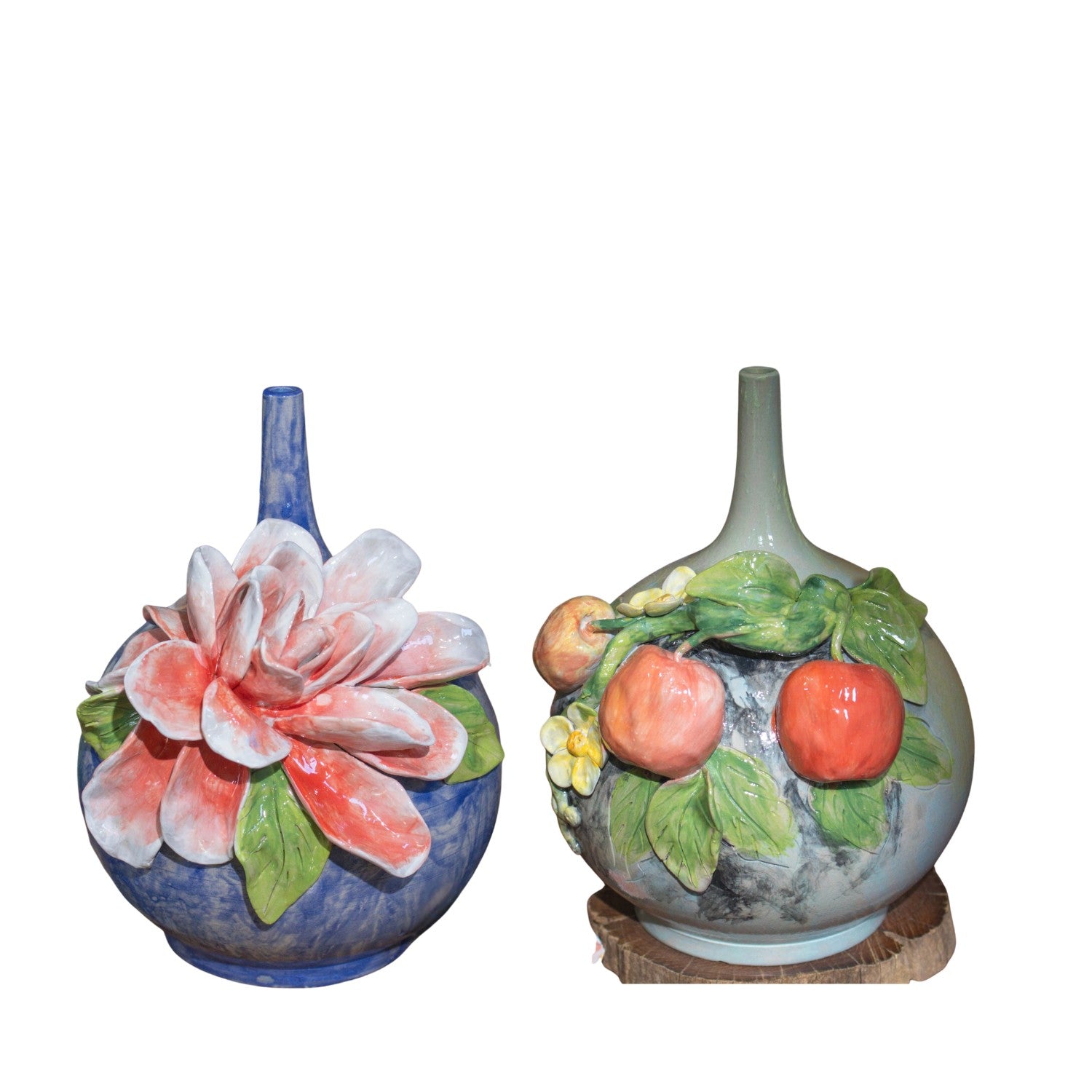 Bat Trang Handcrafted Ceramic Flower Vase 100