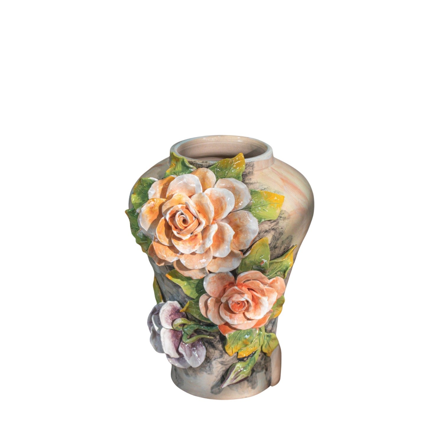 Bat Trang Handcrafted Ceramic Flower Vase 101