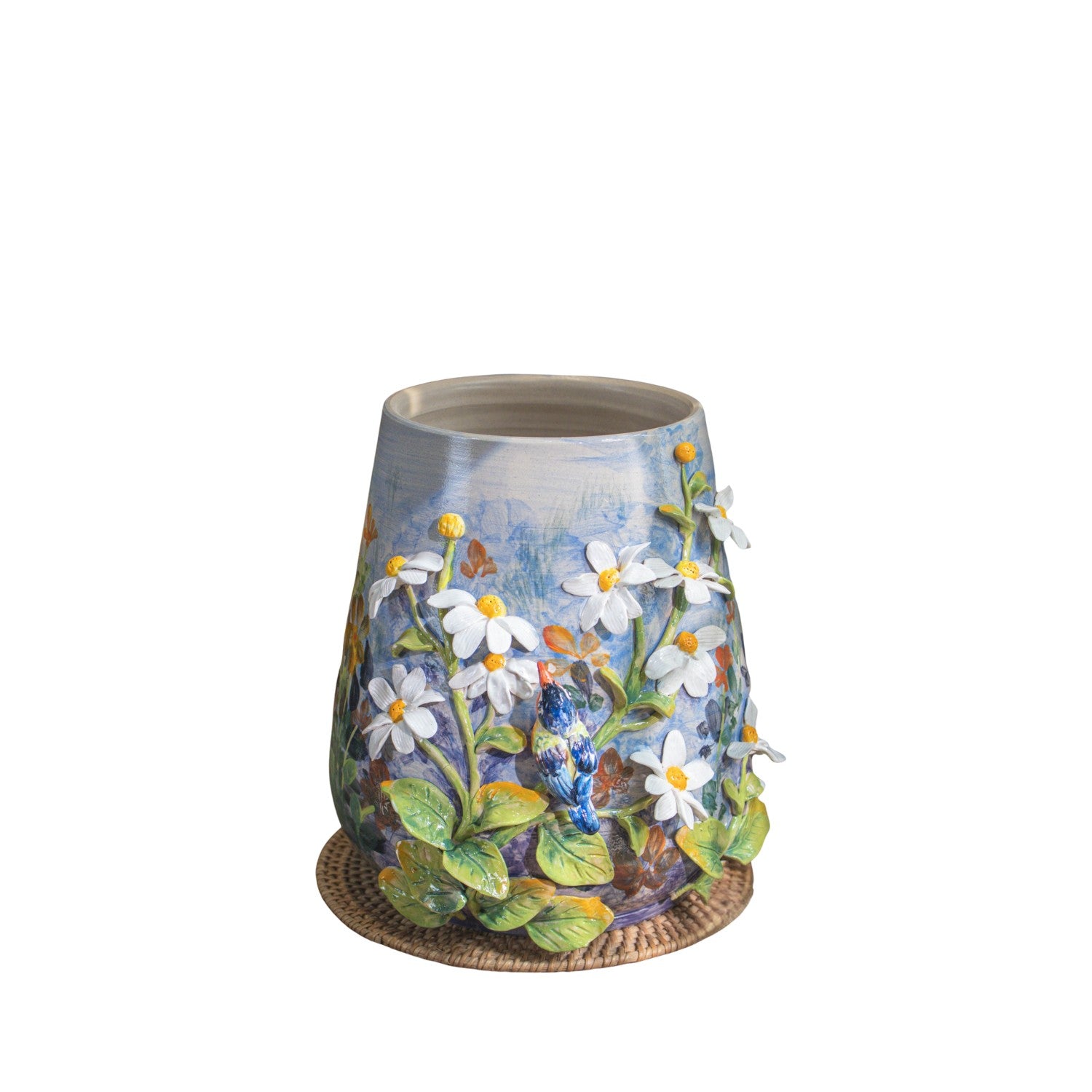 Bat Trang Handcrafted Ceramic Flower Vase 102