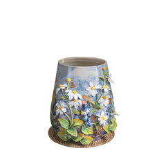 Bat Trang Handcrafted Ceramic Flower Vase 102