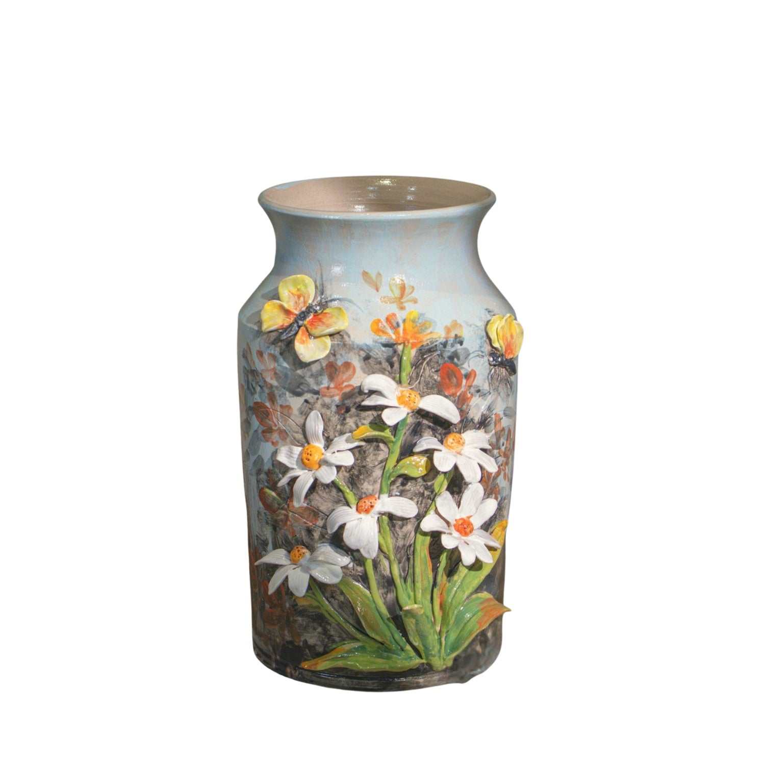 Bat Trang Handcrafted Ceramic Flower Vase 102