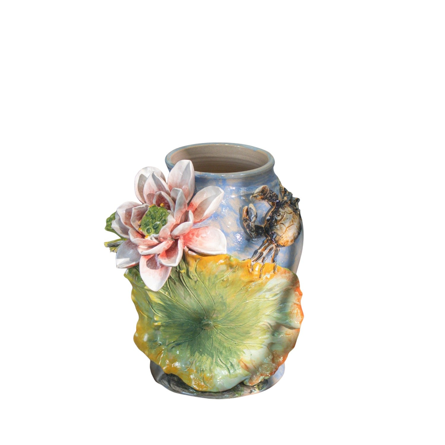 Bat Trang Handcrafted Ceramic Flower Vase 111