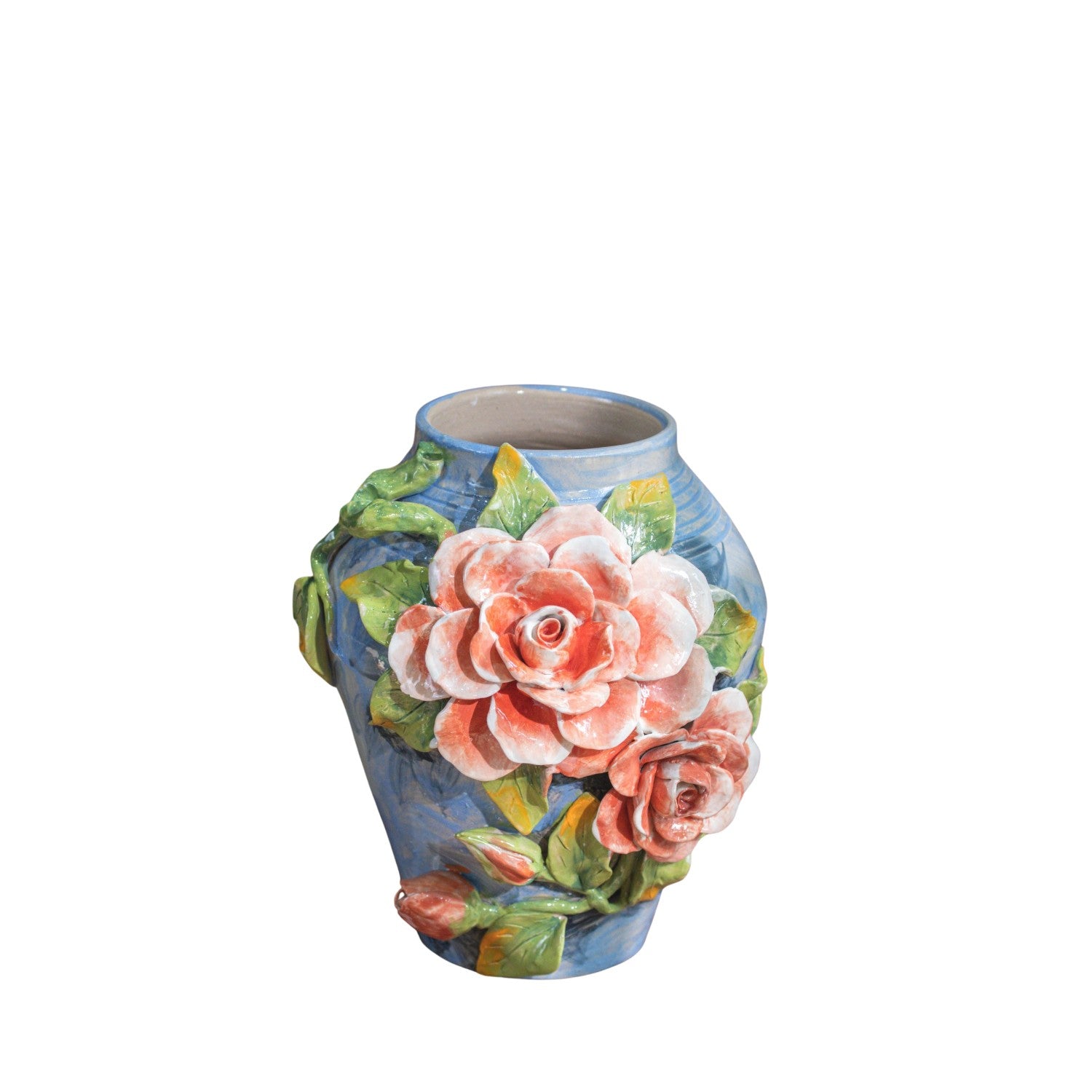 Bat Trang Handcrafted Ceramic Flower Vase 106