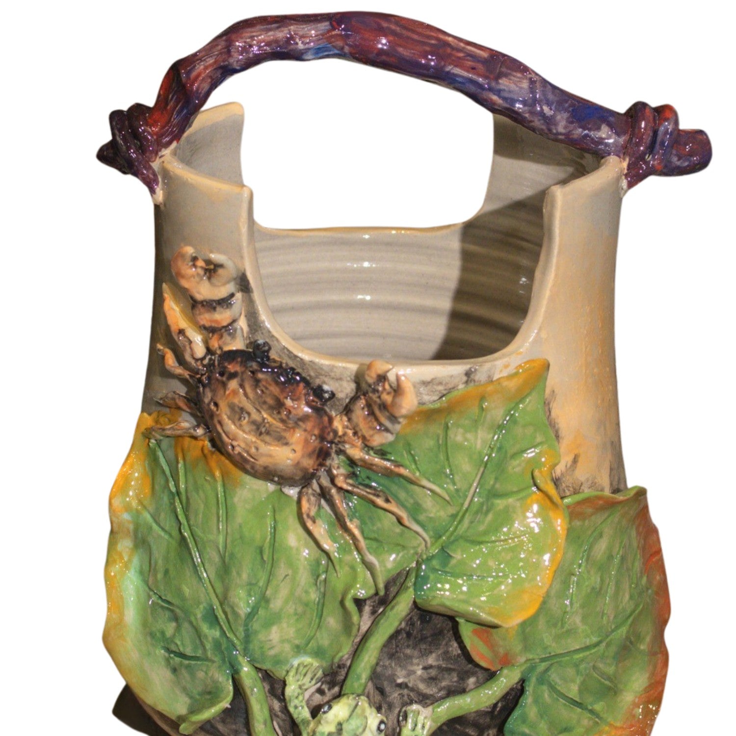 Bat Trang Handcrafted Ceramic Flower Vase 117